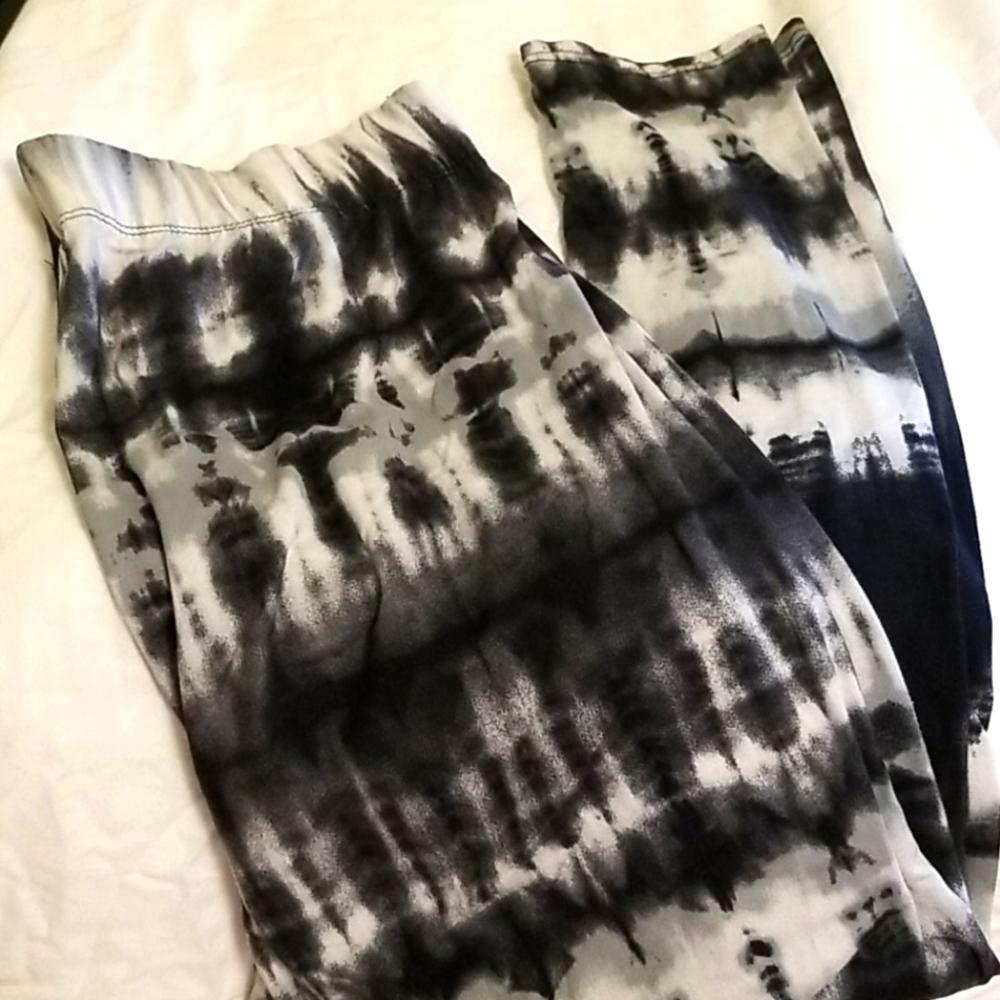 Leggings, high waisted, worn twice